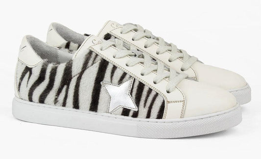 Be the Start of the Show with Sepol's Star Sneaker Zebra - SEPOL Shoes
