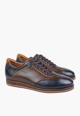 Princeton Navy Brown - SEPOL Shoes
