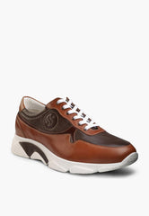 Attraente Sneaker Cognac - SEPOL Shoes