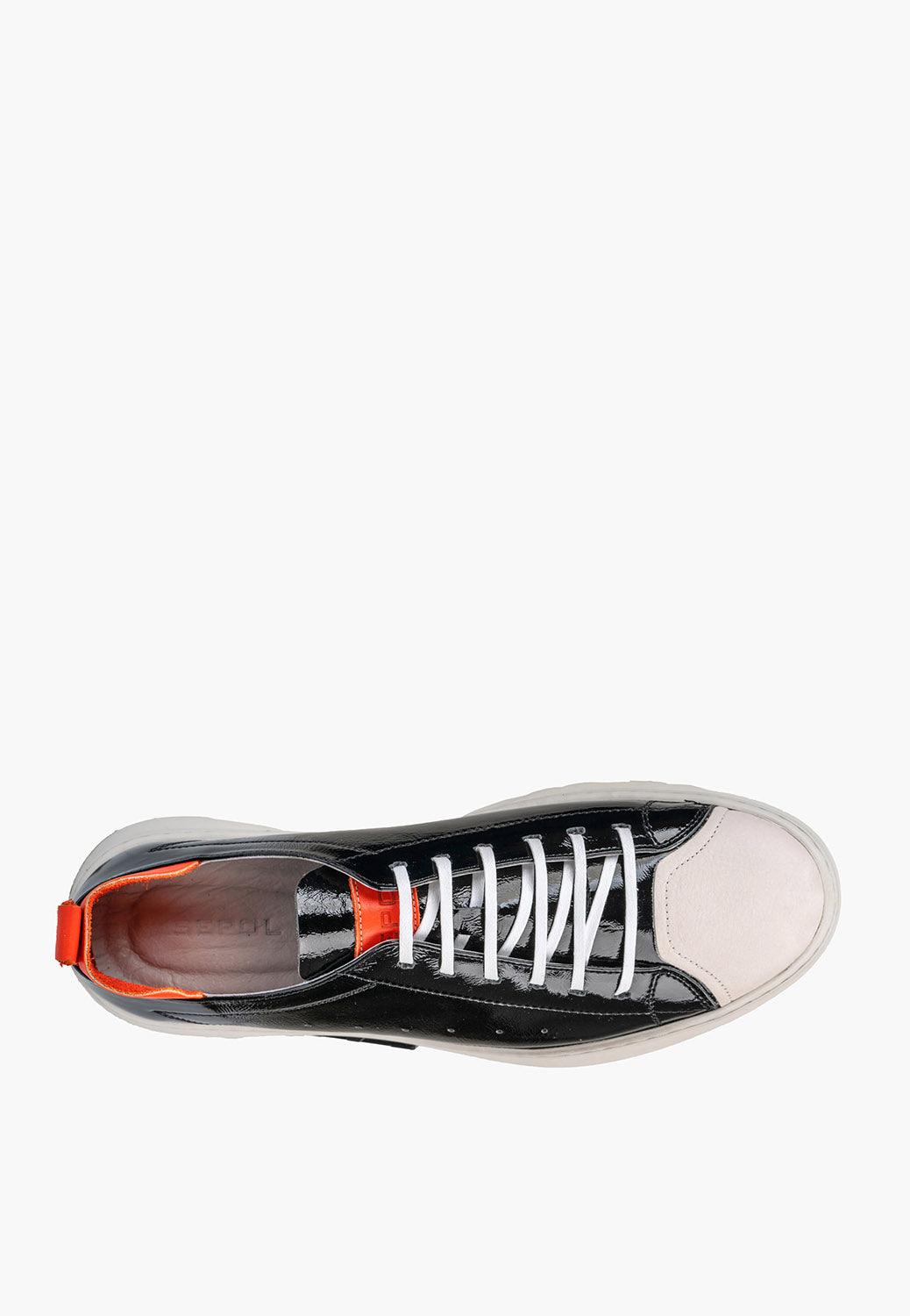 Bahama Sneaker Black Patent - SEPOL Shoes