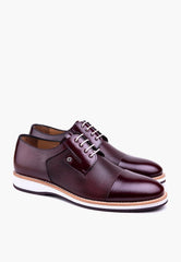 Clemente Lace Up Burgundy - SEPOL Shoes