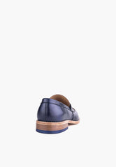 Lucca Loafer Navy-Beige - SEPOL Shoes