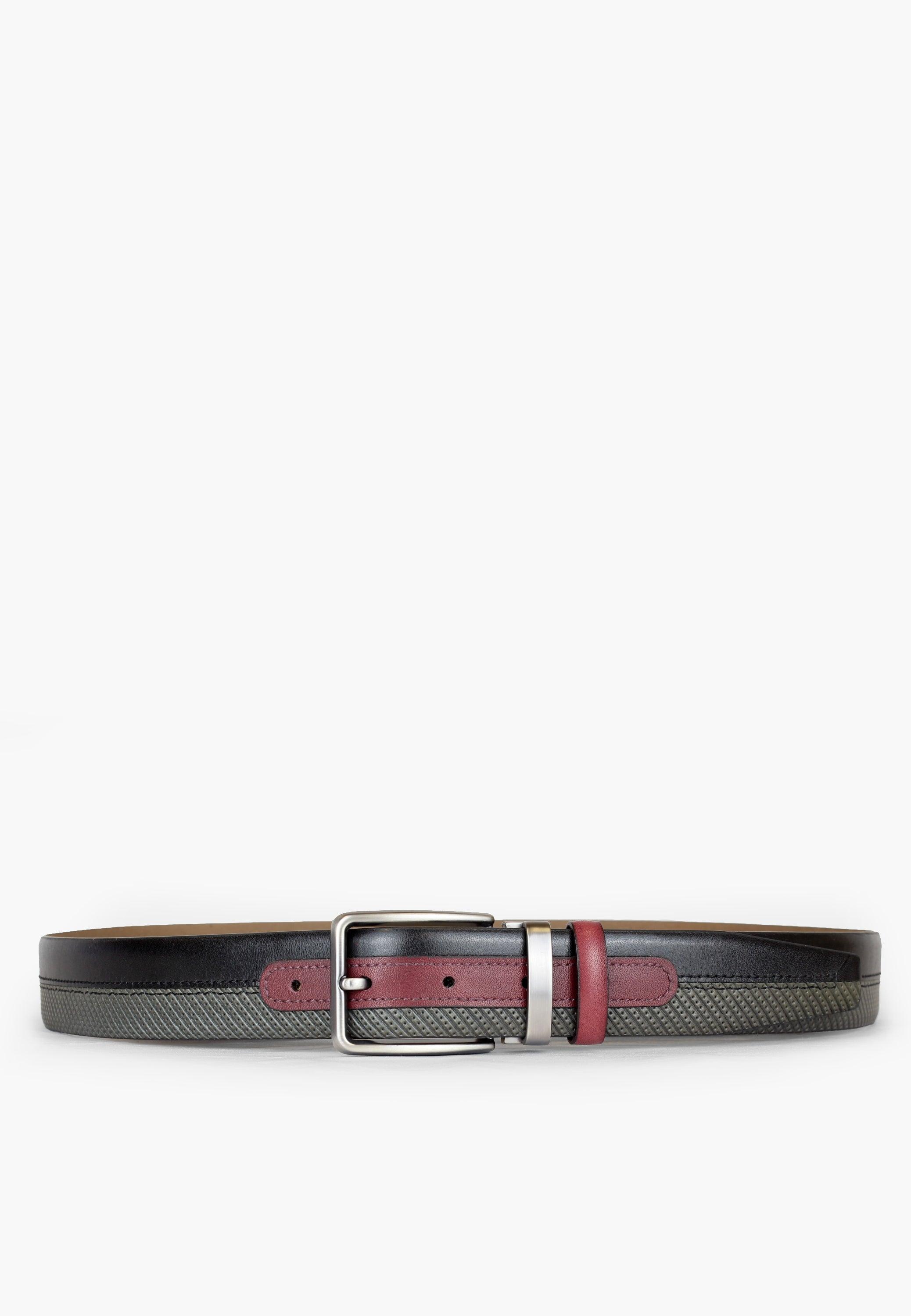 Sepol Melbourne Belt Black Grey
