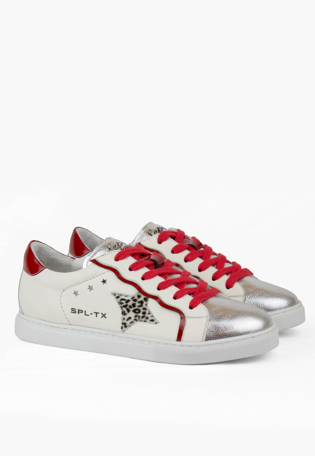 Stardom White Red - SEPOL Shoes