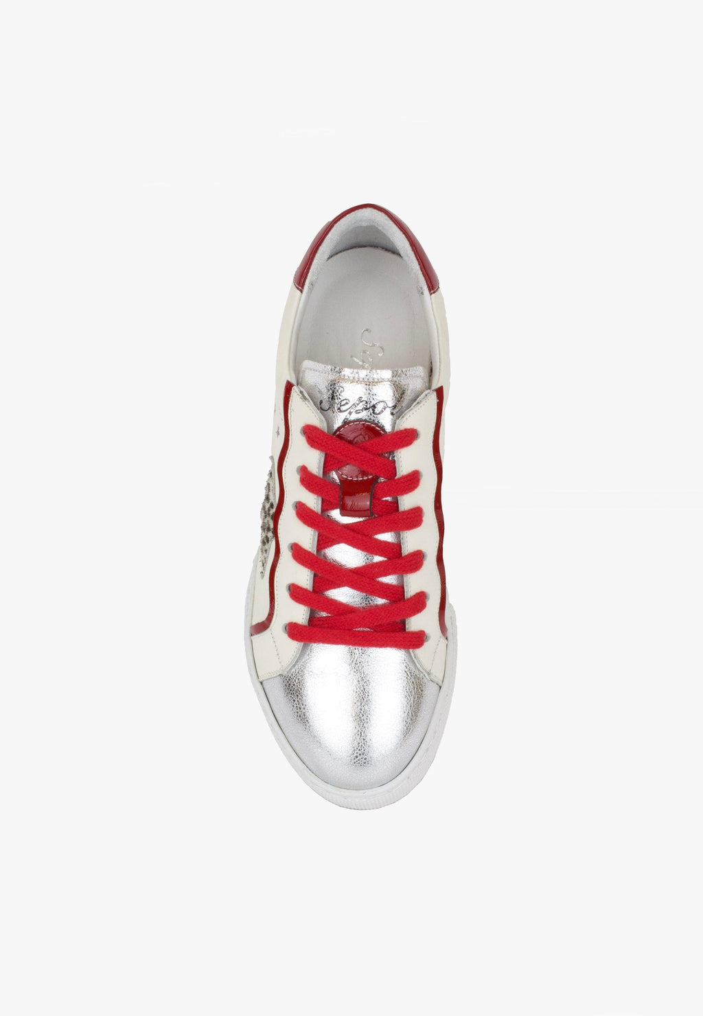 Stardom White Red - SEPOL Shoes