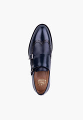 Stunner Double Monk Navy - SEPOL Shoes